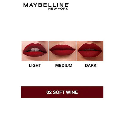 MAYBELLINE LIPSTICK LIQUID CS MATTE 02 SOFT WINE