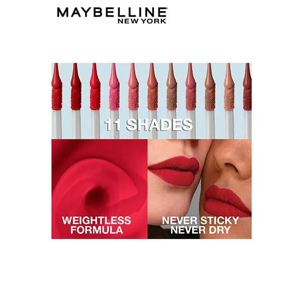 MAYBELLINE LIPSTICK LIQUID CS MATTE 02 SOFT WINE