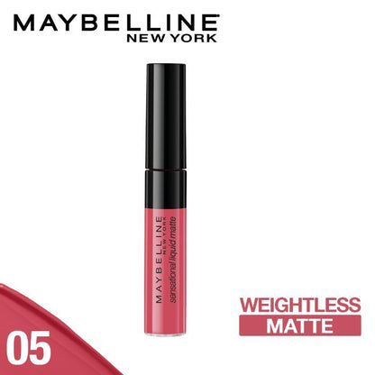 MAYBELLINE LIPSTICK LIQUID COLOR SENSATIONAL MATTE 05 KEEP IT MELLOW