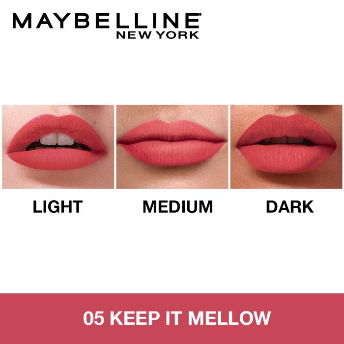 MAYBELLINE LIPSTICK LIQUID COLOR SENSATIONAL MATTE 05 KEEP IT MELLOW