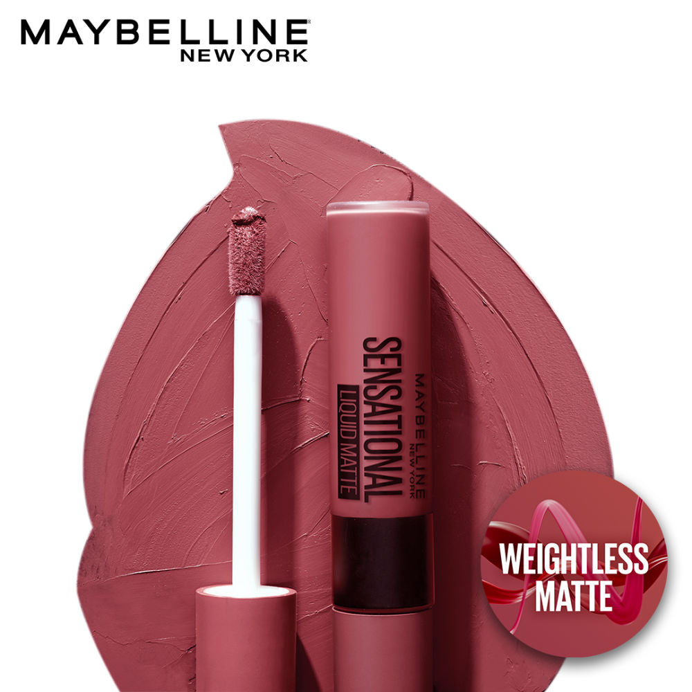 MAYBELLINE LIPSTICK LIQUID COLOR SENSATIONAL MATTE 24 TOUCH OF SPICE