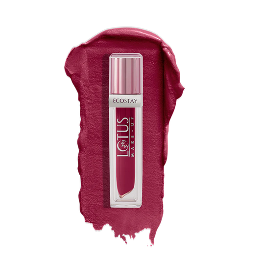 LOTUS MAKEUP ECOSTAY MATTE LIP LACQUER EL05 MISS MAGENTA