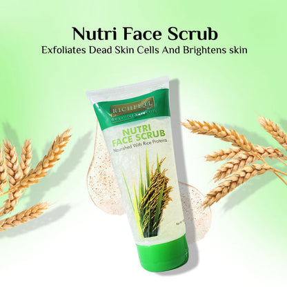 RICHFEEL SCRUB NUTRI FACE 100 GM