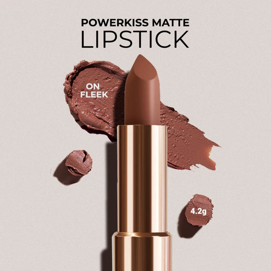 Colorbar Powerkiss Matte Lipstick On Fleek