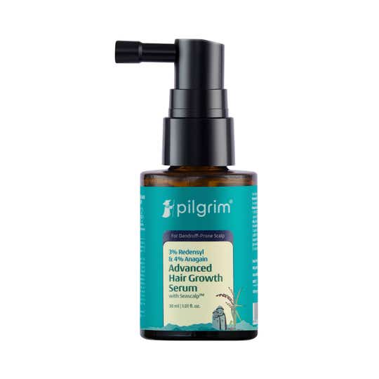 PILGRIM 3% REDENSYL & 4% ANAGAIN ADVANCED HAIR GROWTH SERUM FOR DANDRUFF 30ML