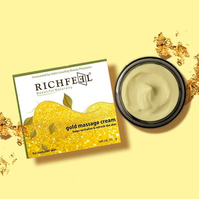 RICHFEEL CREAM MASSAGE GOLD 100 GRM