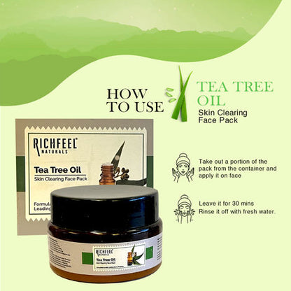 RICHFEEL FACE PACK TEA TREE 50G