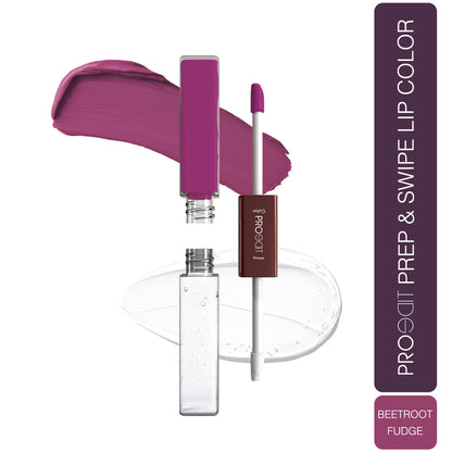 LOTUS MAKEUP PROEDIT LIP PRIMER+MATTE LIP COLOR PL11 BEETROOT
