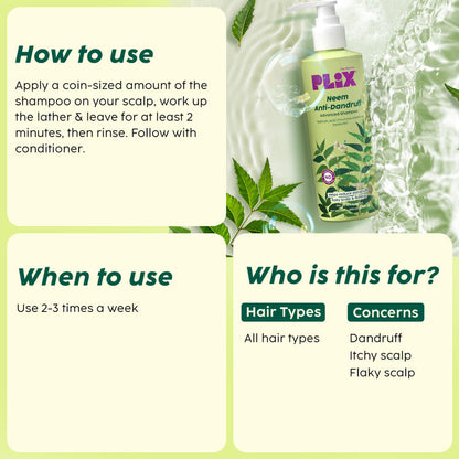 PLIX NEEM ANTI-DANDRUFF ADVANCED SHAMPOO 200ML