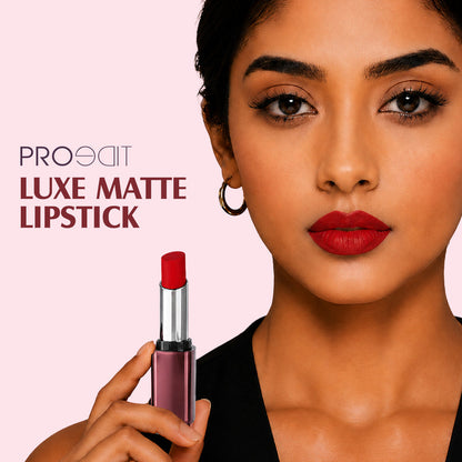 LOTUS MAKEUP PROEDIT LUXE MATTE LIPSTICK PLM04 NUDE MIRAGE 3.5G