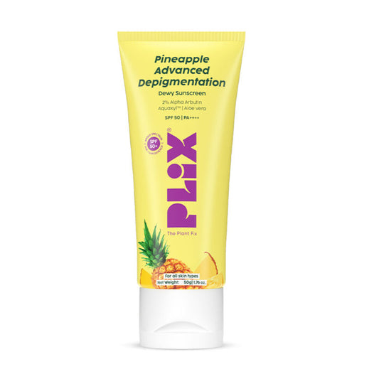 PLIX PINEAPPLE ADVANCED DEPIGMENTATION DEWY SUNSCREEN 2% SPF 50 PA++++ 50G