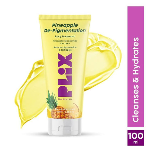 PLIX PINEAPPLE DE-PIGMENTATION JUICY CLEANSER FACE WASH 100ML