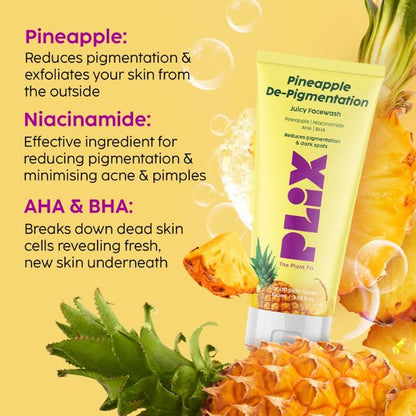 PLIX PINEAPPLE POUT BRIGHTENING LIP BALM SPF 50 PA++