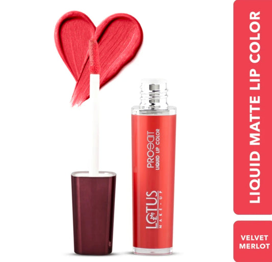 LOTUS MAKEUP PRO EDIT LIQUID LIPSTICK PC 15 VELVET MERLOT 8G