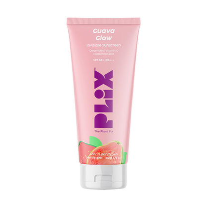 PLIX GUAVA GLOW INVISIBLE SUNSCREEN SPF 50 PA+++ 50G