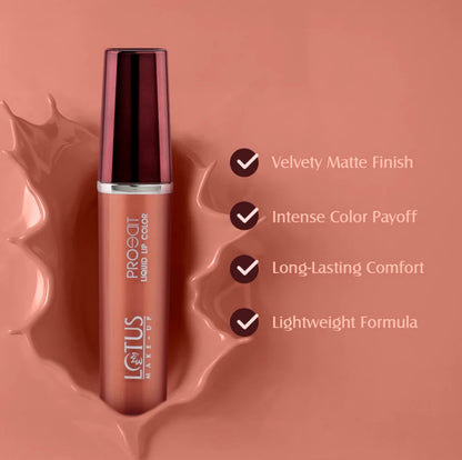 LOTUS MAKEUP PRO EDIT LIQUID LIPSTICK PC 06 SUNSET GLOW 8G