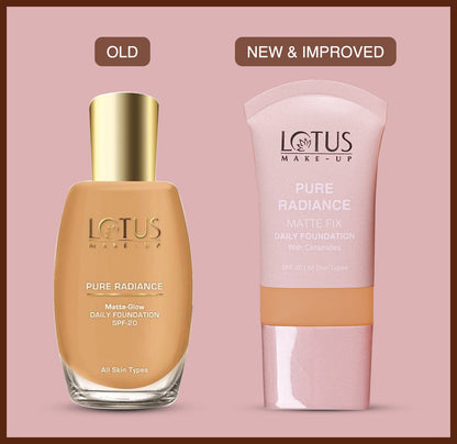 LOTUS MAKEUP PURE RADIANCE FOUNDATION 01 SOFT VANILLA