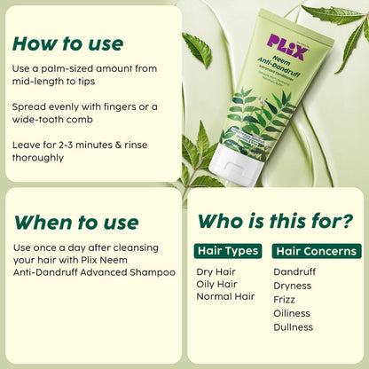 PLIX NEEM ANTI-DANDRUFF ADVANCED CONDITIONER 175G