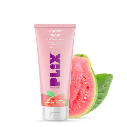 PLIX GUAVA GLOW INVISIBLE SUNSCREEN SPF 50 PA+++ 50G