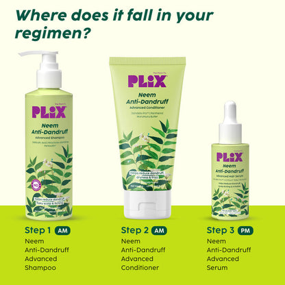 PLIX NEEM ANTI-DANDRUFF ADVANCED SHAMPOO 200ML