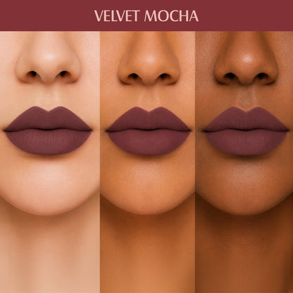 LOTUS MAKEUP PROEDIT LUXE MATTE LIPSTICK PLM05 VELVET MOCHA 3.5G