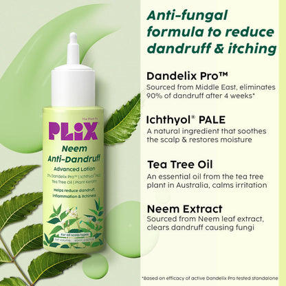 PLIX NEEM ANTI-DANDRUFF ADVANCED LOTION 60ML