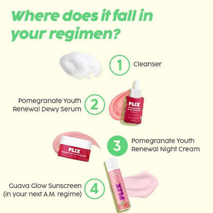 PLIX POMEGRANATE YOUTH RENEWAL NIGHT CREAM 50G