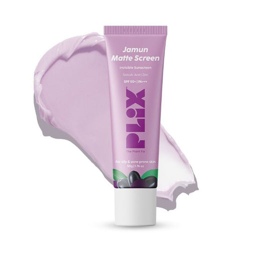 PLIX JAMUN MATTE INVISIBLE SUNSCREEN SPF 50+ PA+++ 50G