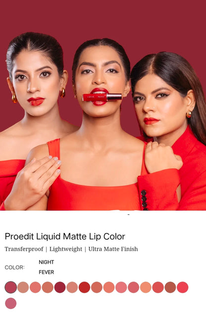LOTUS MAKEUP PRO EDIT LIQUID LIPSTICK PC 01 NIGHT FEVER 8G