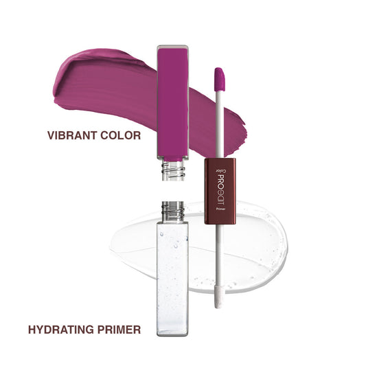 LOTUS MAKEUP PROEDIT LIP PRIMER+MATTE LIP COLOR PL11 BEETROOT