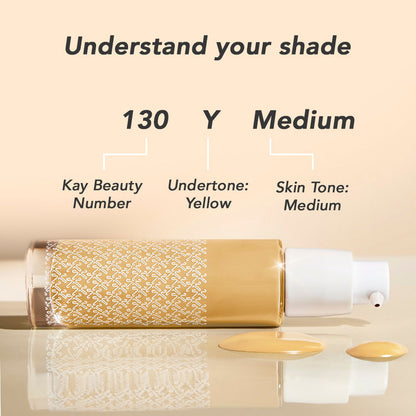 KAY ब्यूटी हाइड्रेटिंग फाउंडेशन 130Y मीडियम 30G