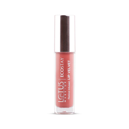 LOTUS MAKEUP ECOSTAY LIP VELVET MATTE LIP COLOR WITH RETINOL ELM07 ROSE PETAL
