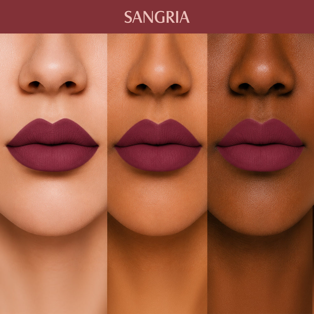 LOTUS MAKEUP PROEDIT LUXE MATTE LIPSTICK PLM10 SANGRIA 3.5G