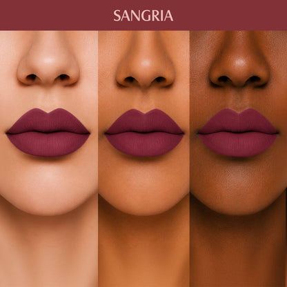 LOTUS MAKEUP PROEDIT LUXE MATTE LIPSTICK PLM10 SANGRIA 3.5G