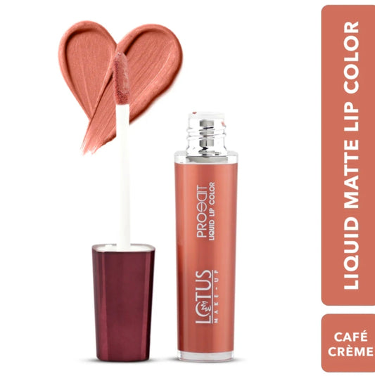LOTUS MAKEUP PRO EDIT LIQUID LIPSTICK PC 04 CAFE CRAME 8G