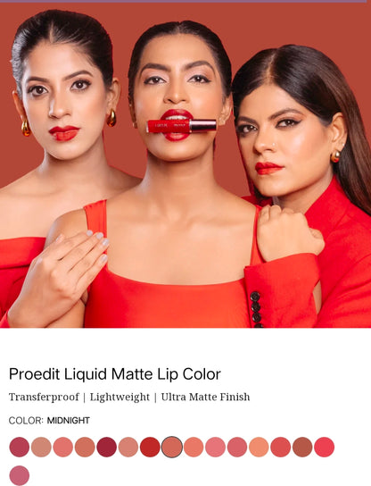 LOTUS MAKEUP PRO EDIT LIQUID LIPSTICK PC 08 MIDNIGHT ORCHIDE 8G