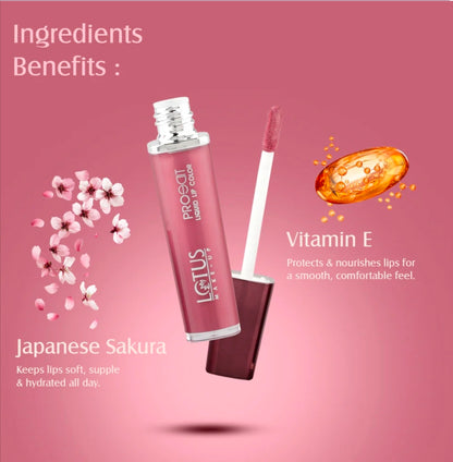 LOTUS MAKEUP PRO EDIT LIQUID LIPSTICK PC 16 PLUM NOIR 8G