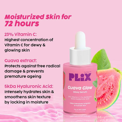 PLEX GUAVA GLOW DEWY SERUM 23% VITAMIN C 20ML