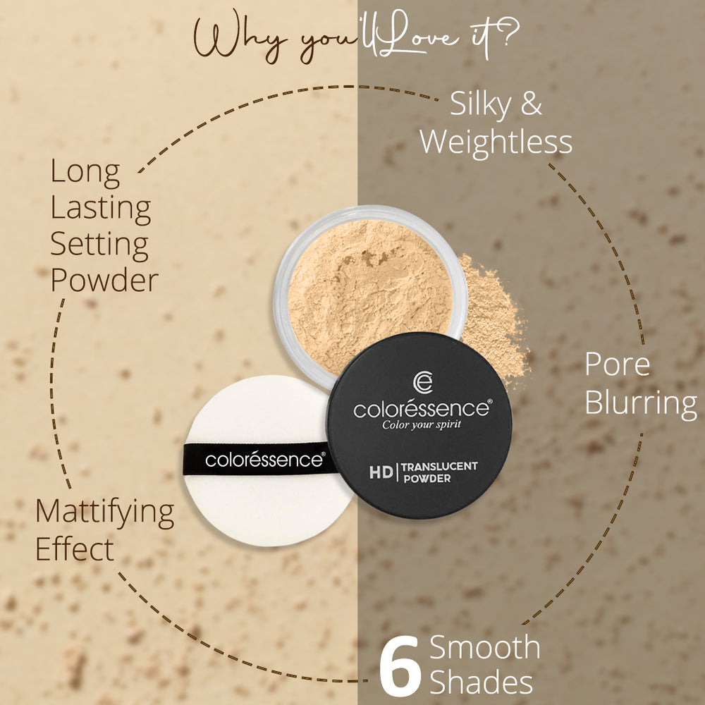 COLORESSENCE HD TRANSLUCENT POWDER FP-2 IVORY BEIGE