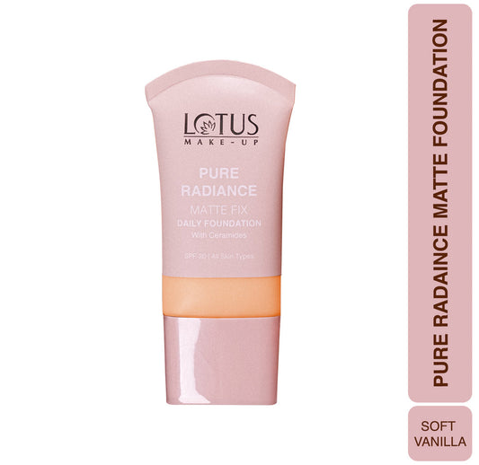 LOTUS MAKEUP PURE RADIANCE FOUNDATION 01 SOFT VANILLA