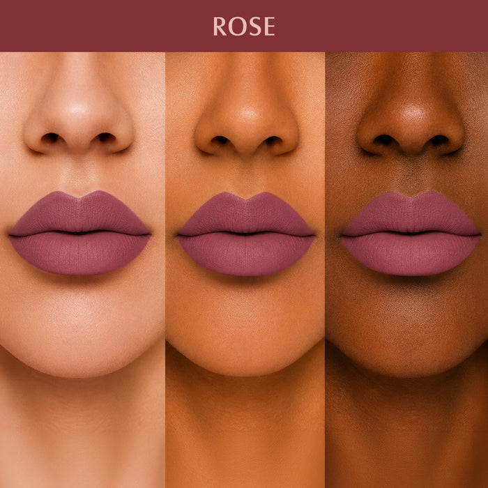 LOTUS MAKEUP PROEDIT LUXE MATTE LIPSTICK PLM12 ROSE 3.5G