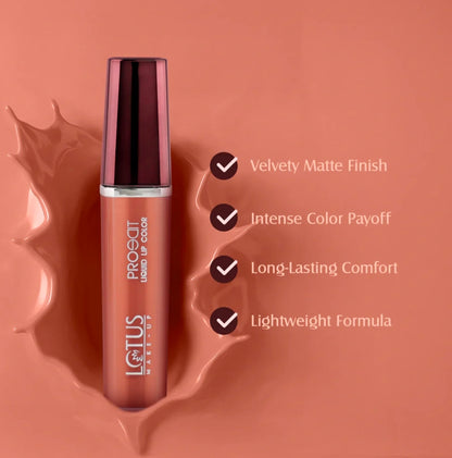 LOTUS MAKEUP PRO EDIT LIQUID LIPSTICK PC 04 CAFE CRAME 8G