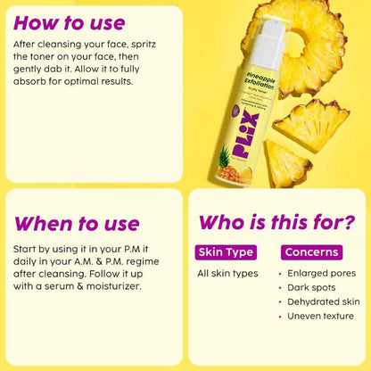 PLIX PINEAPPLE EXFOLIATION FRUITY TONER 150ML