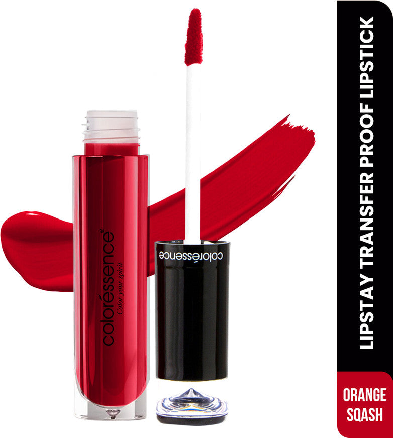 COLORESSENCE LIPSTAY TRANSFER PROOF LIQUID LIPSTICK LTP 19 ORANGE SQASH