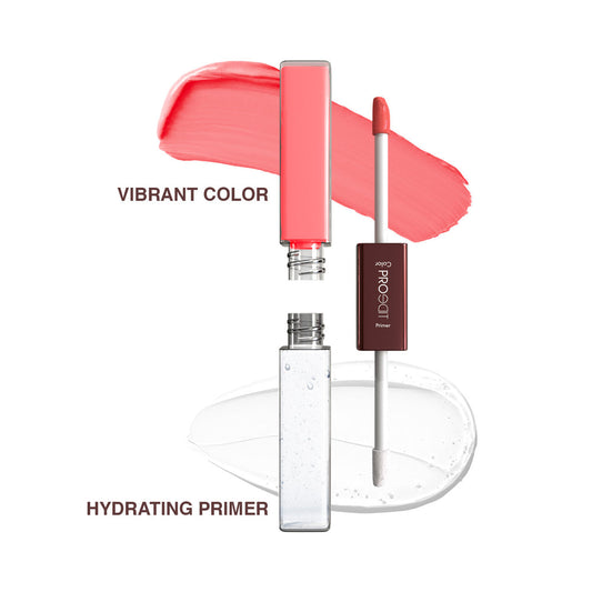 LOTUS MAKEUP PROEDIT LIP PRIMER+MATTE LIP COLOR PL02 BUTTERNUT