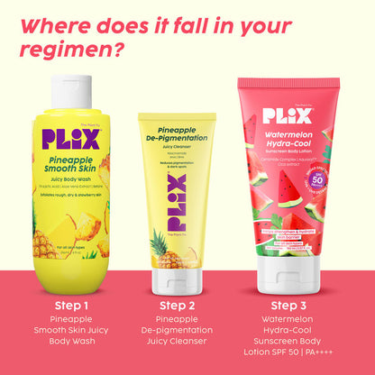 PLIX WATERMELON HYDRA-COOL SUNSCREEN BODY LOTION 150ML