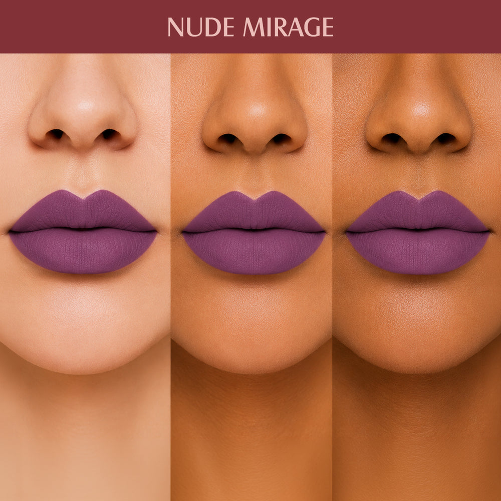 LOTUS MAKEUP PROEDIT LUXE MATTE LIPSTICK PLM04 NUDE MIRAGE 3.5G