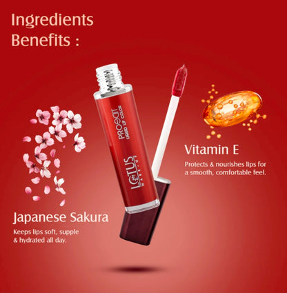 LOTUS MAKEUP PRO EDIT LIQUID LIPSTICK PC 07 MAHOGANY 8G