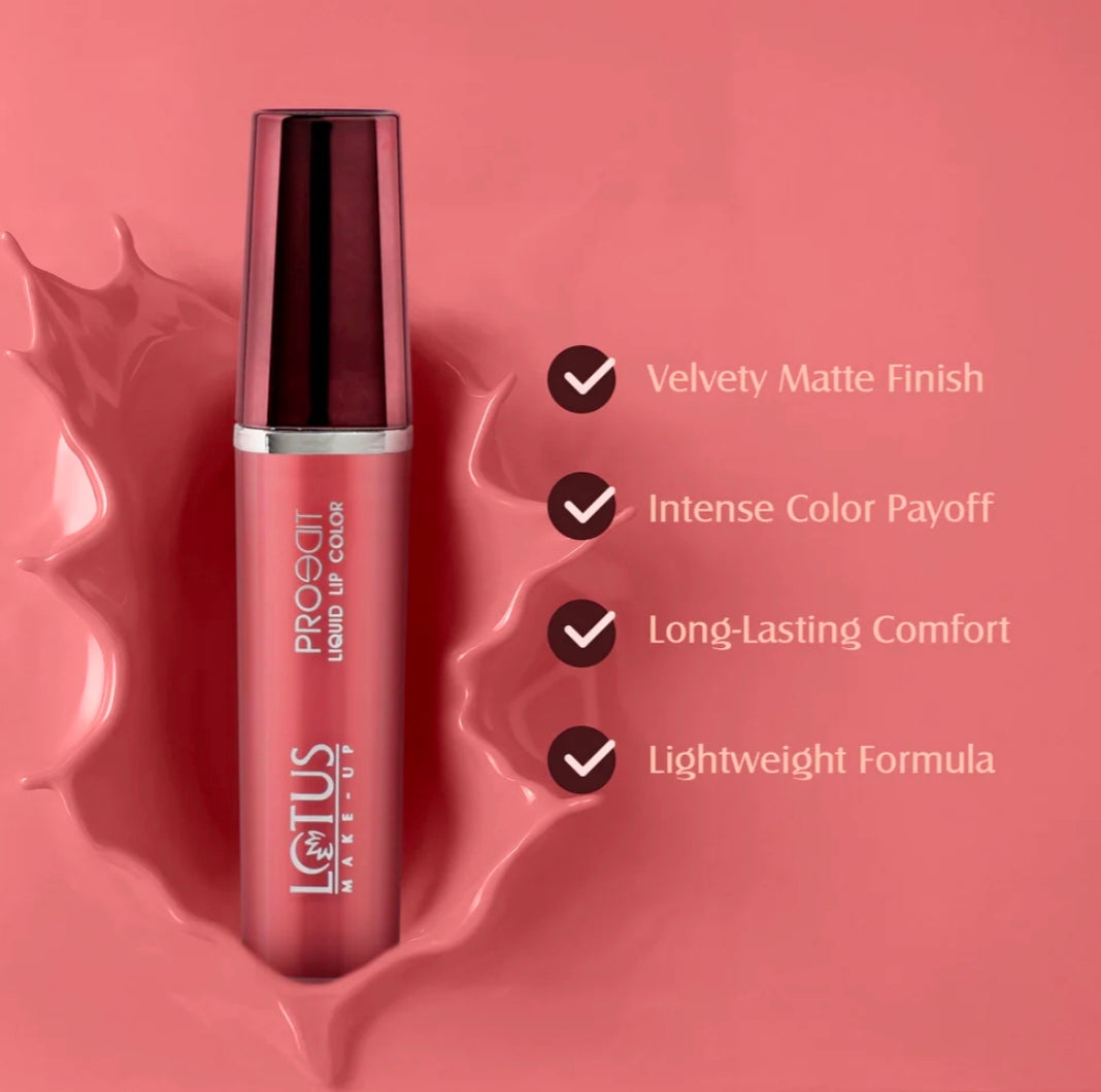 LOTUS MAKEUP PRO EDIT LIQUID LIPSTICK PLC 11 STELLA ROSE 8G