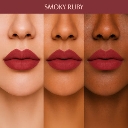 LOTUS MAKEUP PROEDIT LUXE MATTE LIPSTICK PLM07 SMOKY RUBY 3.5G